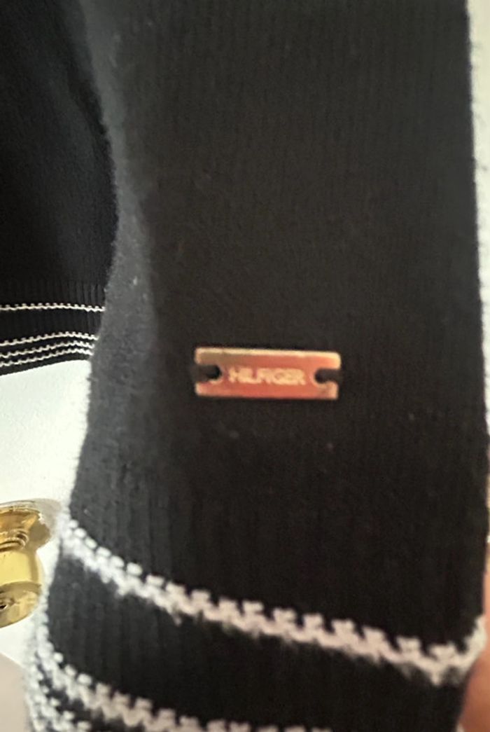 Pull noir léger Tommy Hilfiger - photo numéro 3