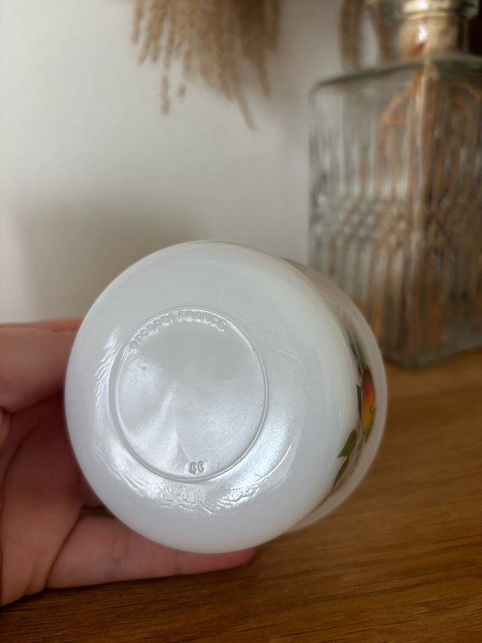 Vintage lot de 5 ramequins Arcopal fruits du verger - photo numéro 6