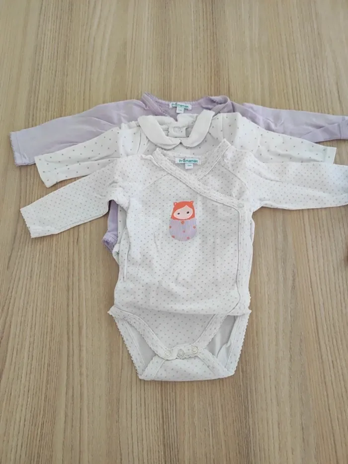 Lot 6 bodies 1 mois - photo numéro 2