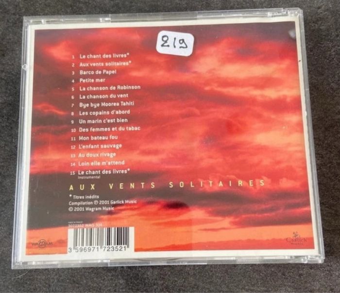 Album Hugues Aufray Aux vents solitaires - photo numéro 4