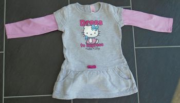 Robe tunique "Hello Kitty" fille 2 ans