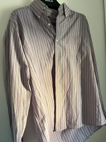 Chemise homme à rayure taille 42 bicolore