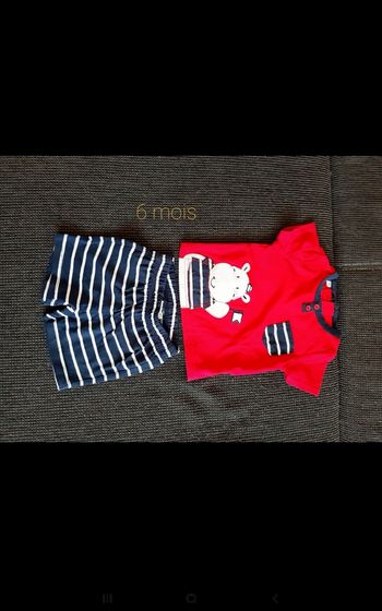 Ensemble bébé tee-shirt et short