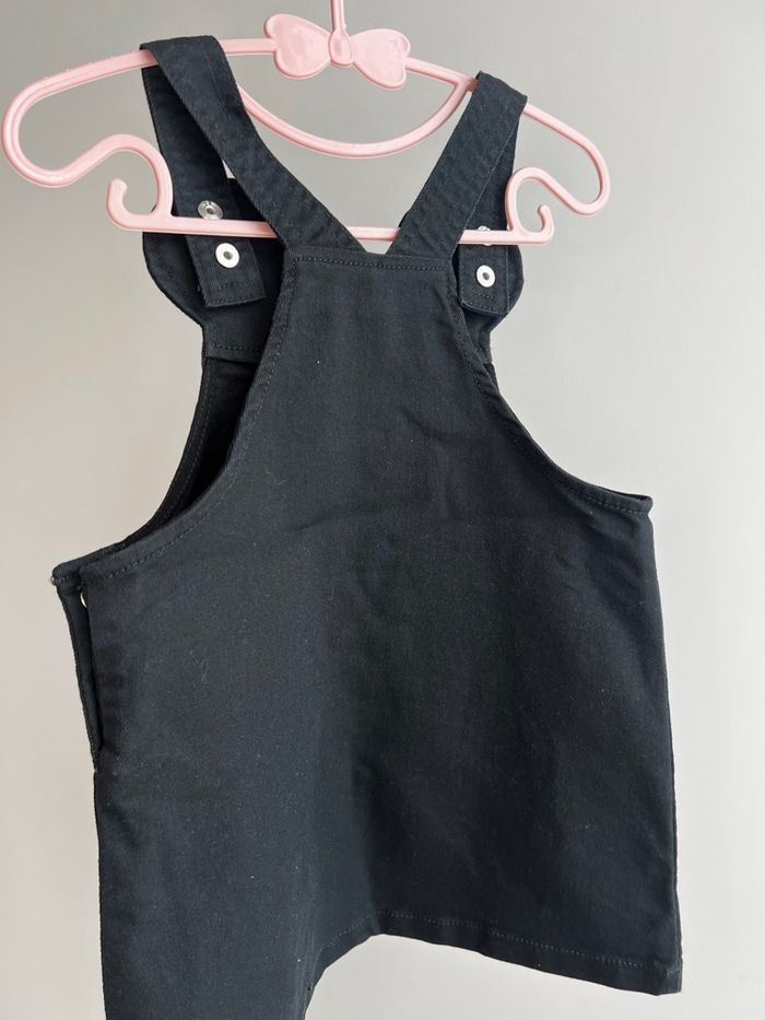 Salopette en jean noir - photo numéro 3