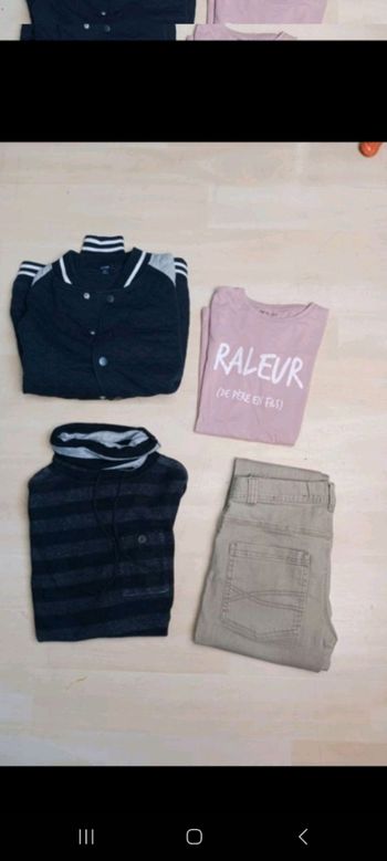 Lot vêtements 14 ans garçon