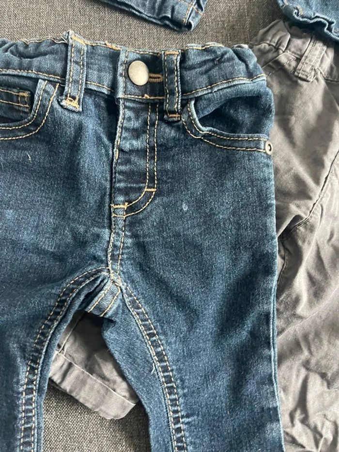 Lot de pantalon bébé taille 3 mois , - photo numéro 3