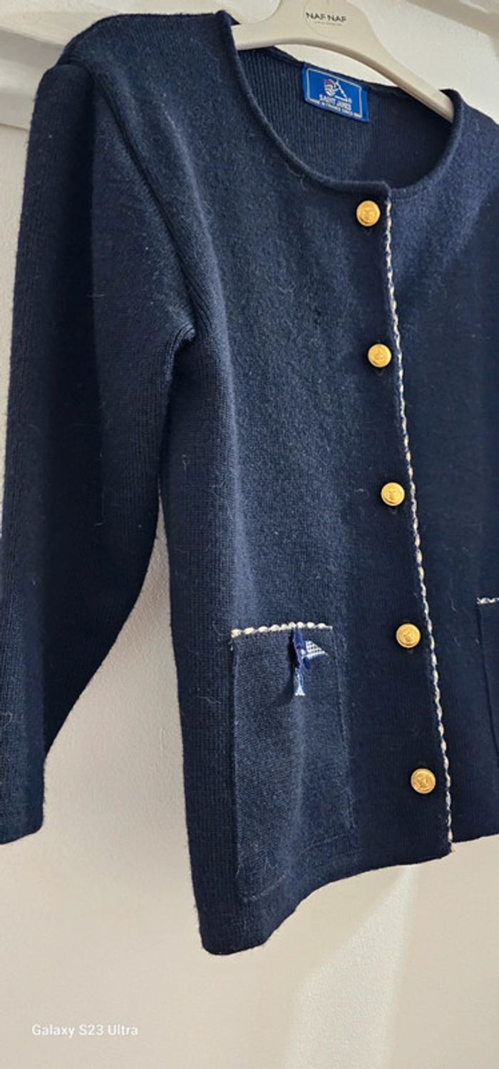 Gilet Cardigan laine Saint James 8 ans - photo numéro 2