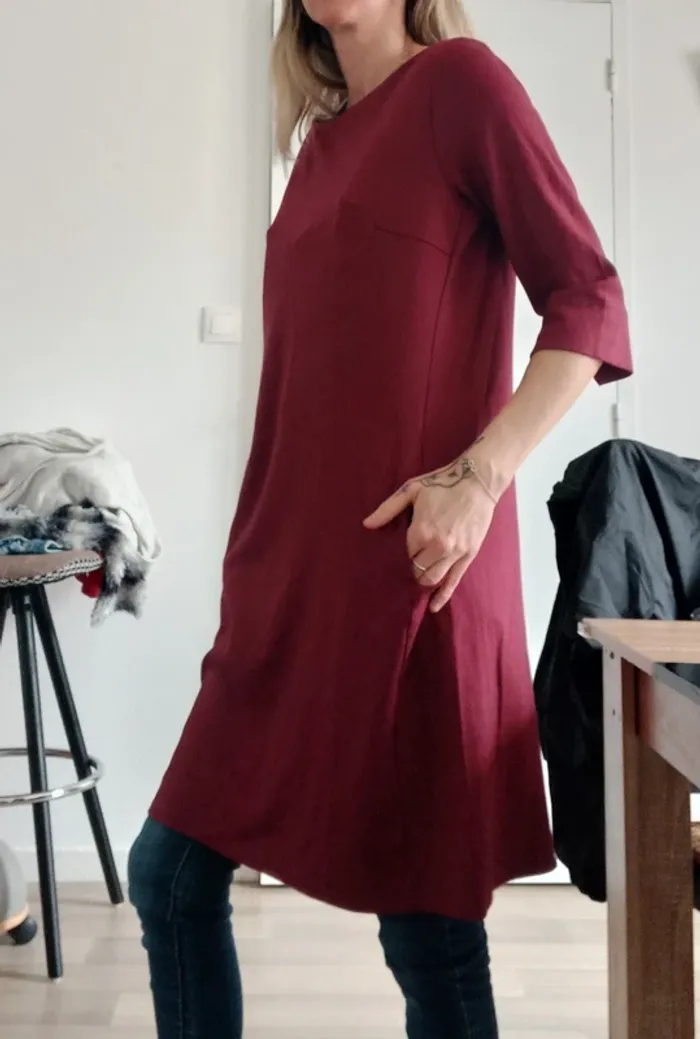 Robe bordeaux L - photo numéro 14