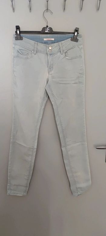 Jean slim stretch bleu clair camaïeu 38