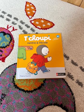 Livre tchoupi rentre à l’école