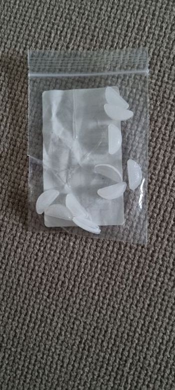 5paires de coussinets de nez en silicones transparentes pour lunettes
