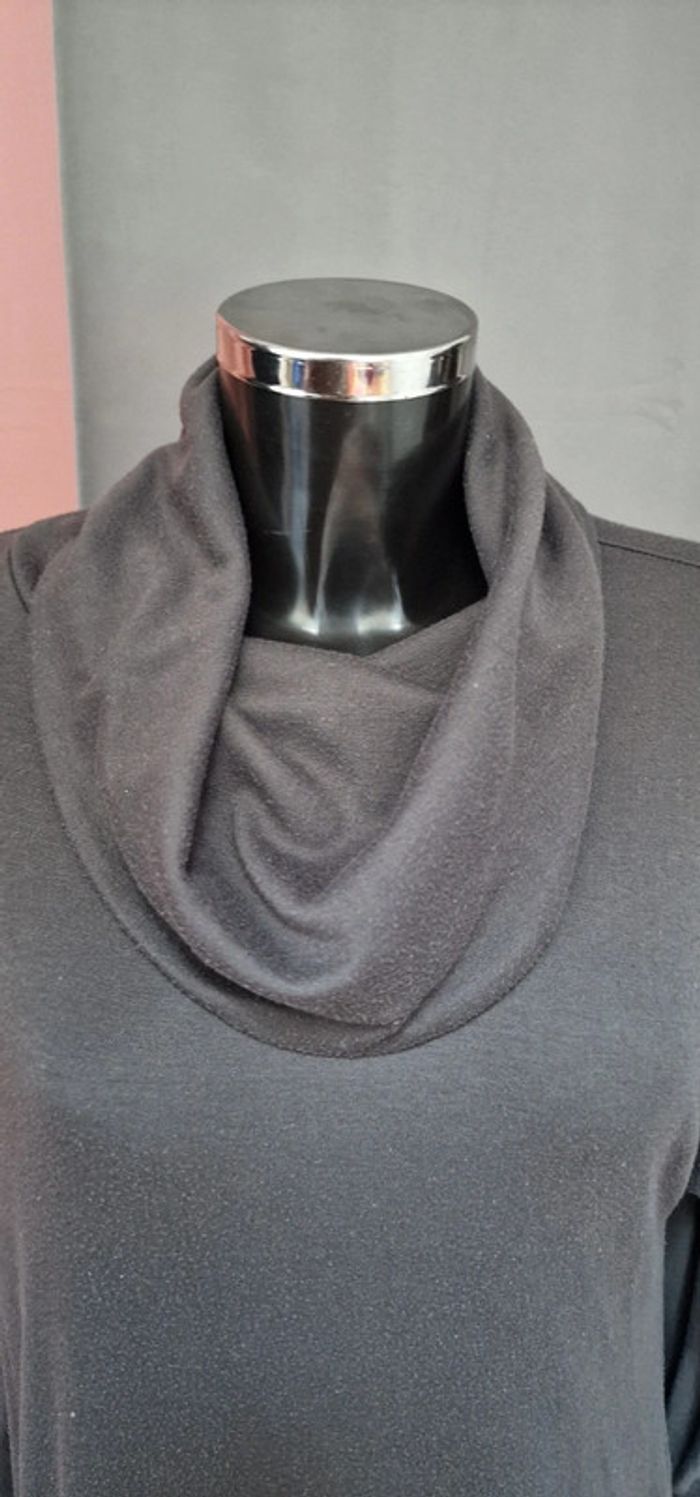 Robe pull a col roulé gris - photo numéro 3