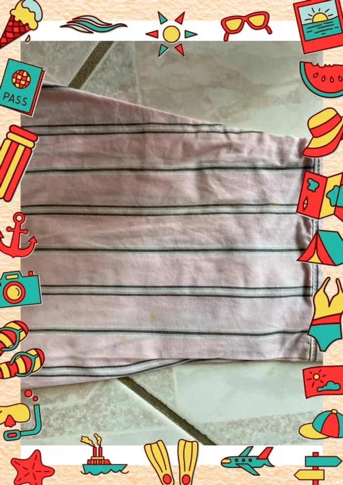 Chemise à rayures Tex XL - photo numéro 3