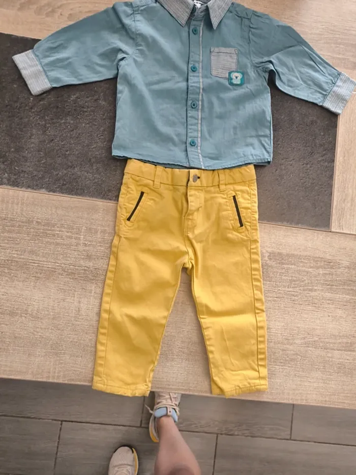 Ensemble 3 pièces garçon 12 mois obaibi - photo numéro 4