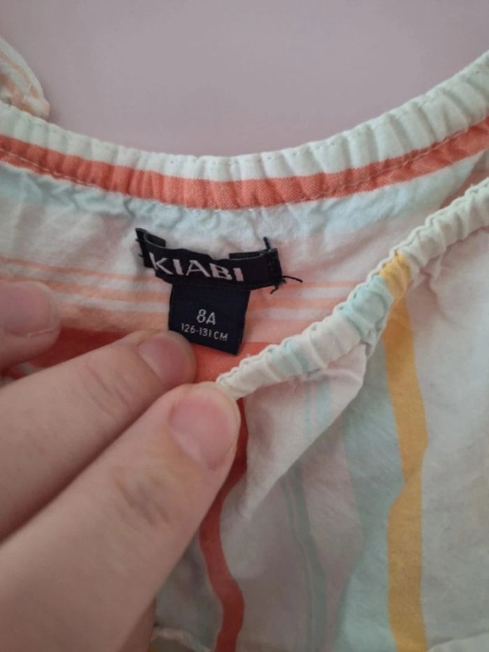 Robe été à rayures Kiabi 8 ans - photo numéro 4