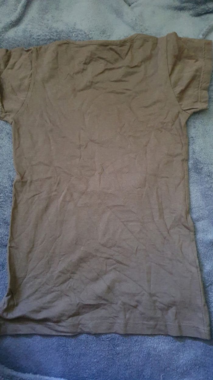 Tee-shirt manches courtes fille ado Taille 12 ans - photo numéro 4