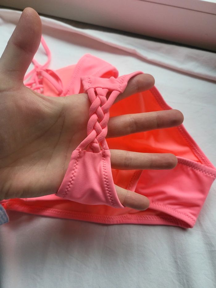 Maillot de bain flashy girly fluo 8 10 ans - photo numéro 2