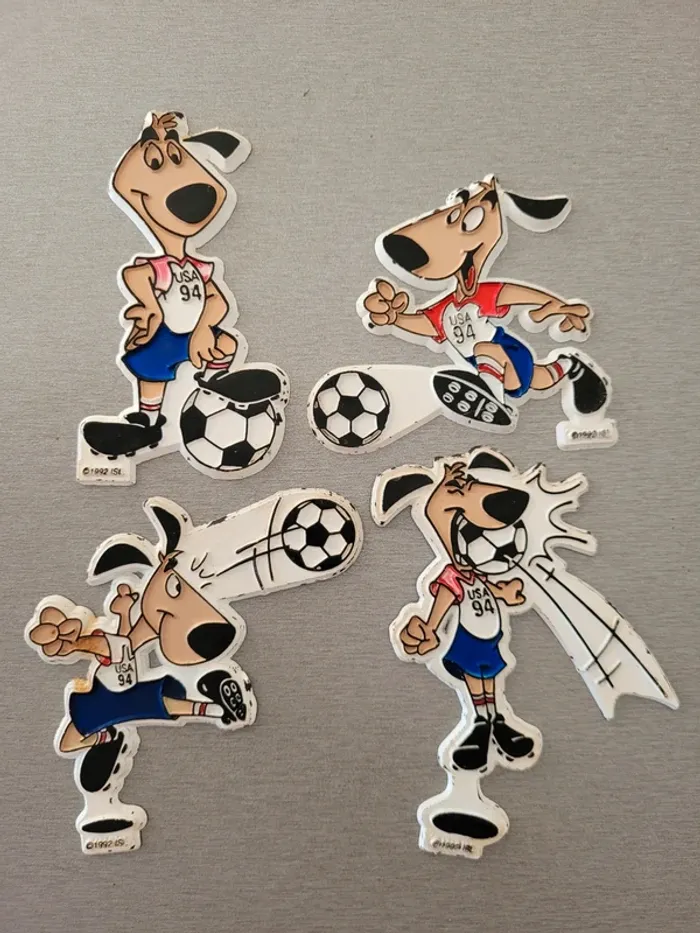 Lots magnets mascotte football 1994 usa