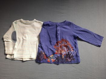 Lot de 2 pull bébé 6 mois