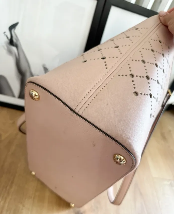 Sac à main cabas Michael Kors rose pale - photo numéro 7