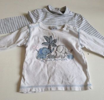 Lot de 2 t-shirt manches longues