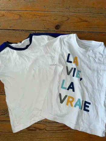 Lot deux tee shirts 3 ans