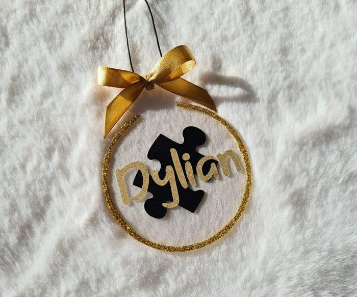 Boule de Noël personnalisée