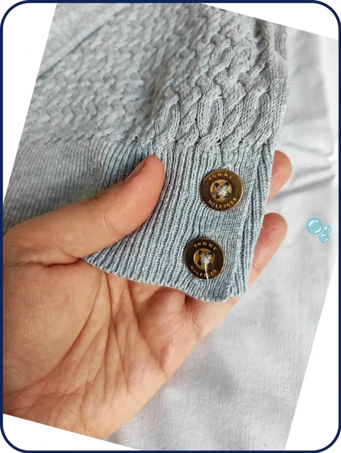 Pull - femme - tommy Hilfiger - M- gris - photo numéro 6