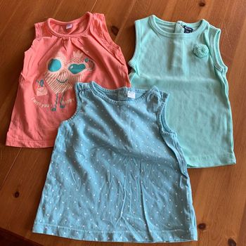 Lot de 3 débardeurs