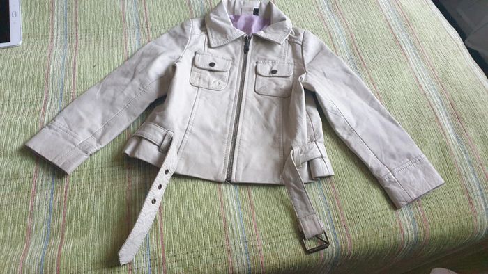 Veste cuir ikks 4 ans