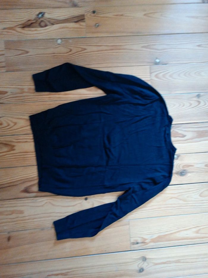 Magnifique pull jules bleu nuit taille M comme neuf - photo numéro 6