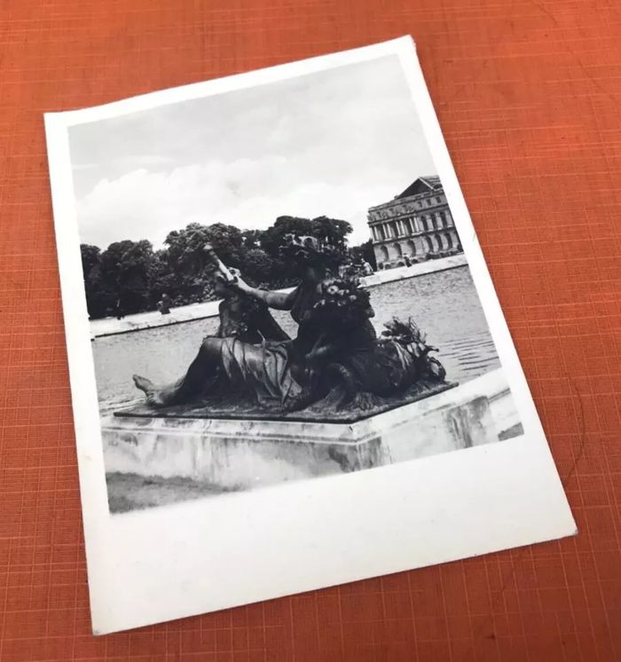 Ancienne photo argentique (Agfa Brovira) Château de Versailles Statue de la Marne - photo numéro 6