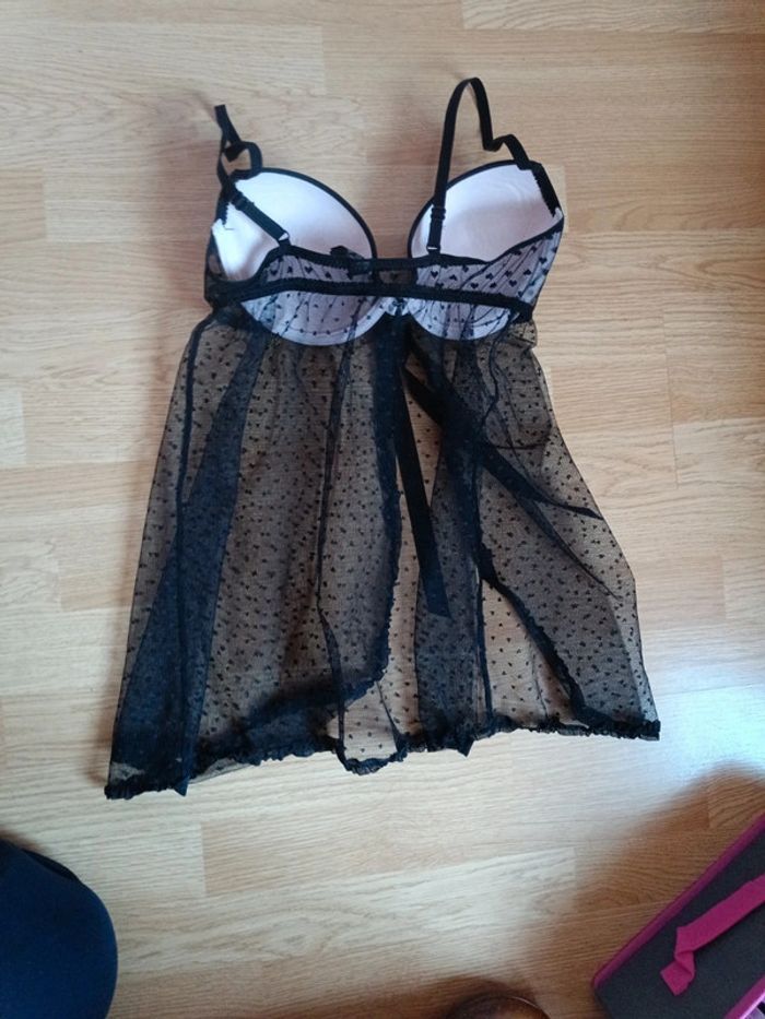 Nuisette noire dentelle 95C (95 C) - photo numéro 11