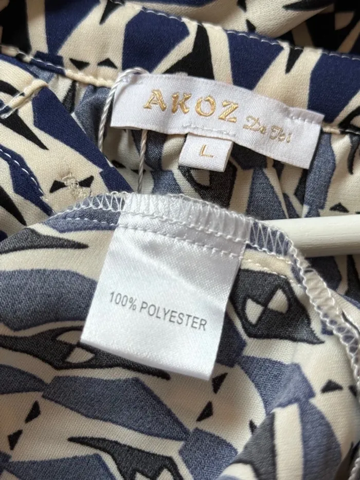 Belle blouse fluide neuve avec étiquette Akoz 🌸 L 40 - photo numéro 8