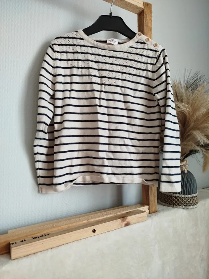 Pull marinière Tape à l'oeil 6ans