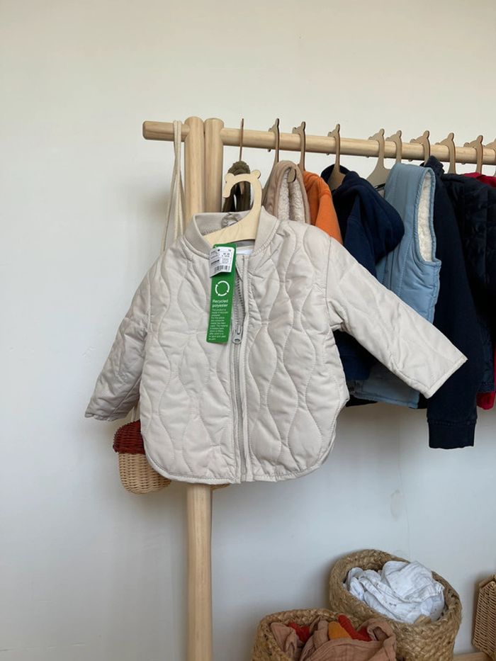 Blouson Matelassés Crème NEUF