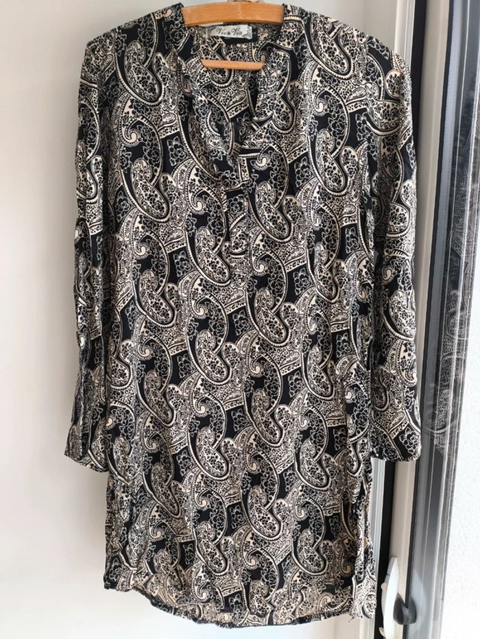 Robe légère longues manches 36