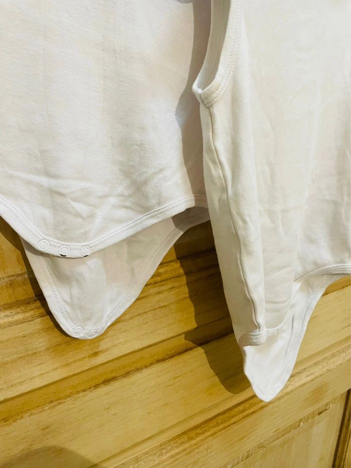 Bodies blancs unis mixte 3 ans - photo numéro 3