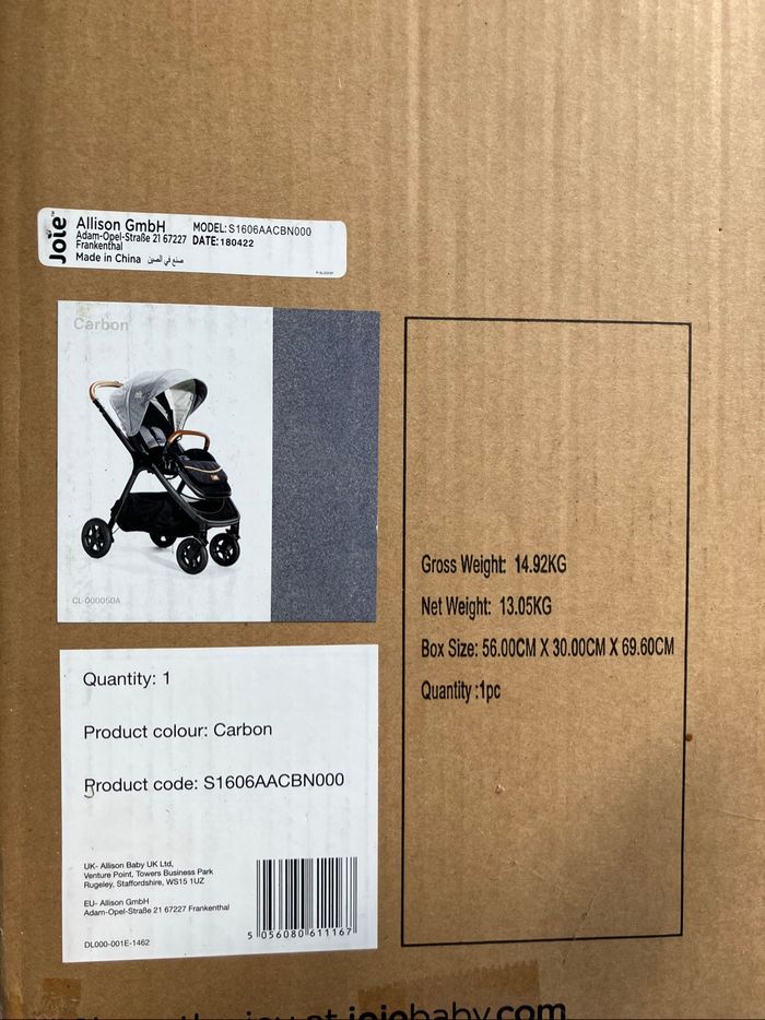 Poussette Joie Finiti Carbon - photo numéro 10