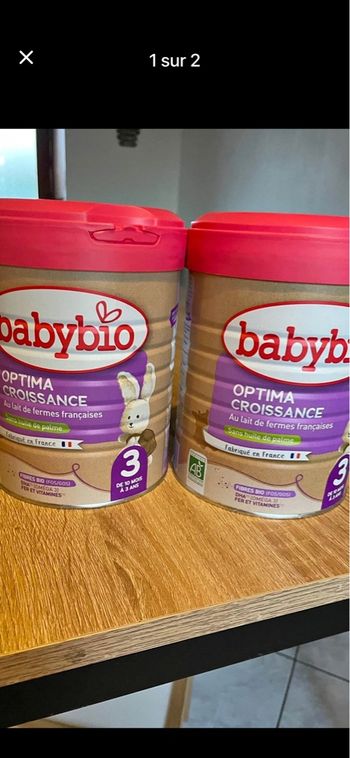 Babybio optima 3ème âge
