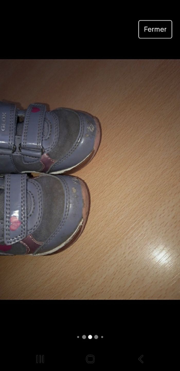 Baskets geox taille 22 - photo numéro 3