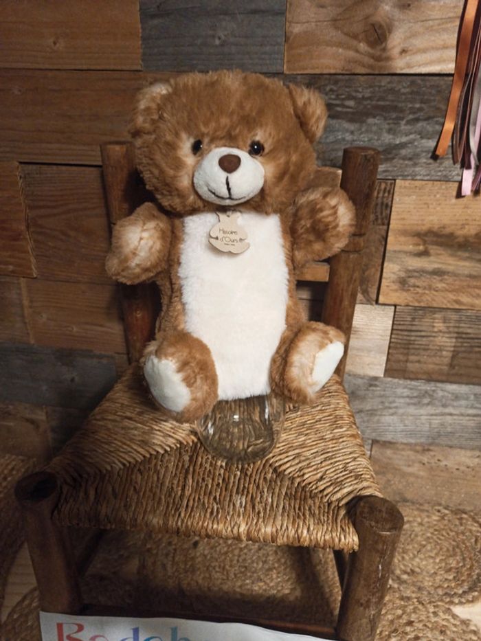 Peluche marionnette ours histoire d'ours tbe - photo numéro 2