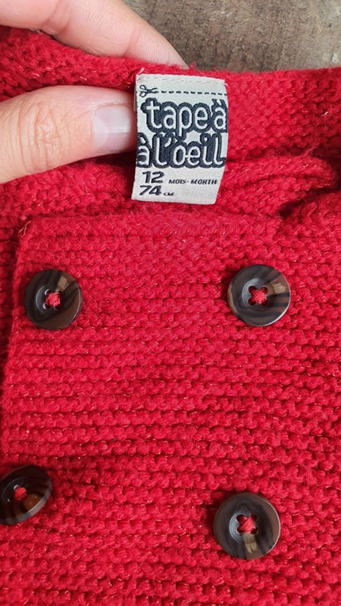 Gilet tao 12 mois en très bon état - photo numéro 2