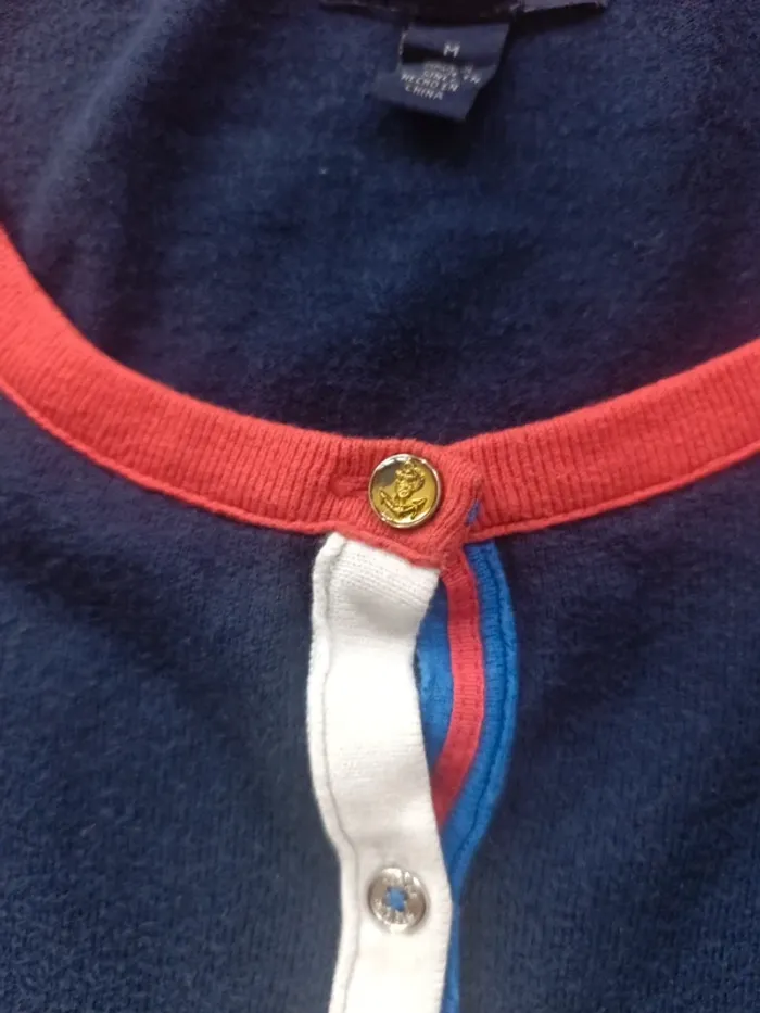 Pull col rond tommy Hilfiger cashmere M - photo numéro 4