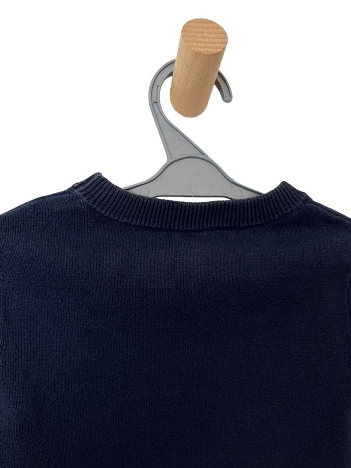 Pull coton bleu marine (dalmatien) - Gap 2 ans (84 - 91cm) - photo numéro 4