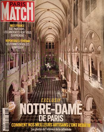 Paris Match Notre Dame de Paris