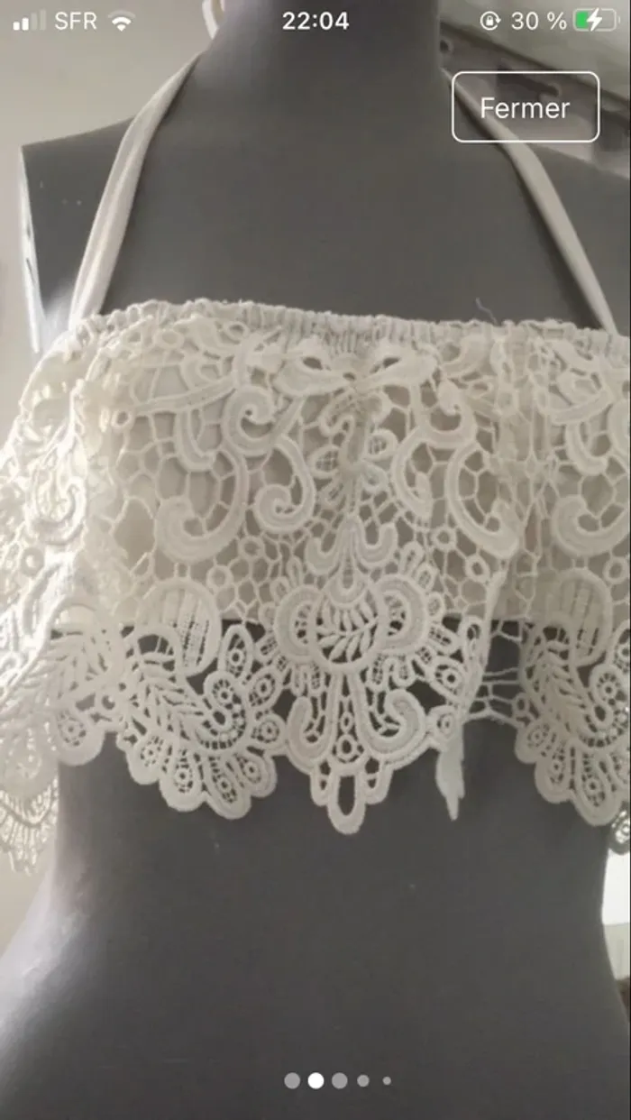 Superbe maillot de bain broderie en 38/40 neuf - photo numéro 2