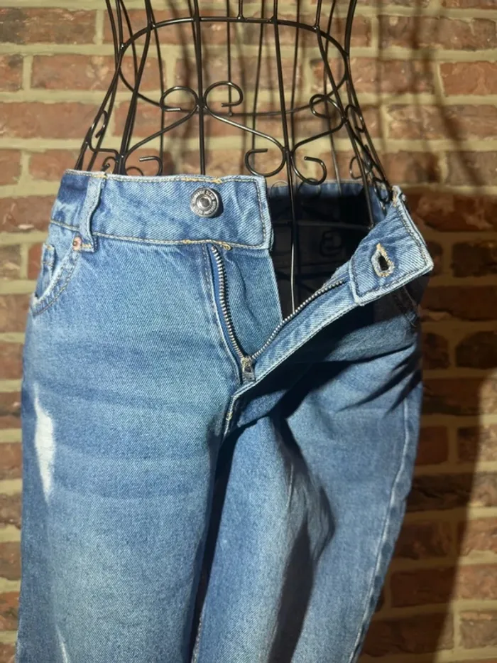 Jeans bleu à trous Jennyfer Taille XS / 34 - photo numéro 15
