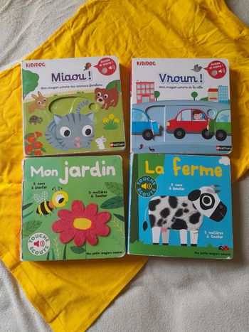 Lot 4 livres écoute et anime