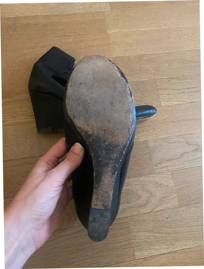 Bottines Maje talon invisible noir taille 39 - photo numéro 5